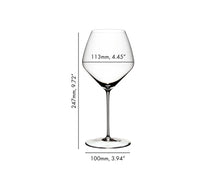 Riedel Weingläser Set - Rote Weingläser - Veloce - Pinot Noir - 760 ml - 4 Stück
