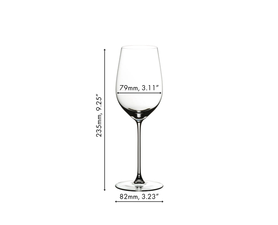 Riedel Weingläser Set - Weiße Weingläser - Veritas - Riesling - 400 ml - 4 Stück