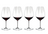 Riedel Weingläser Set - Rote Weingläser - Performance - Cabernet - 830 ml - 4 Stück