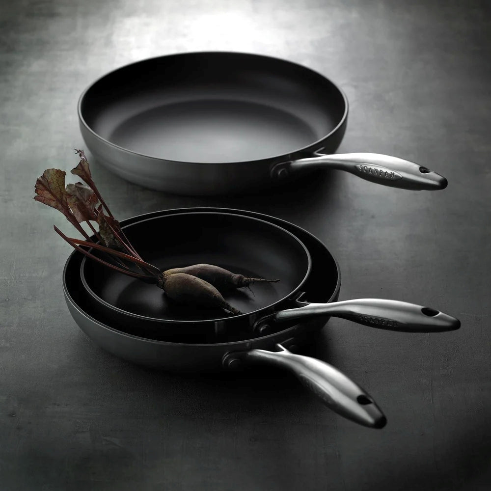 SCANPAN Bratpfanne CTX ø 24 cm - geeignet für alle Wärmequellen - Standard Antihaftbeschichtung