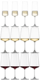 Schott Zwiesel Rote, Weiße und Champagnergläser MioVino - 12-teilig
