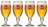Stella Artois Biergläser - Chalice - 250 ml - 4 Stück