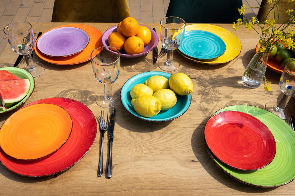 Studio Tavola Speiseteller Sunny Summer ø 26,5 cm - 6 Stück