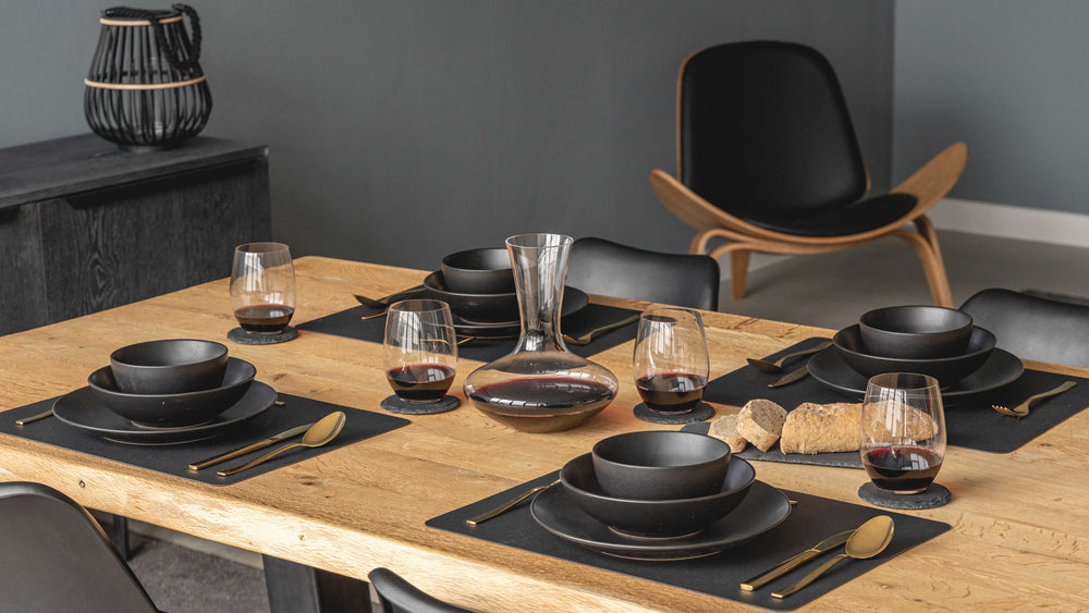 Studio Tavola Frühstücksteller / Dessertteller Black Tie ø 19 cm - 6 Stück