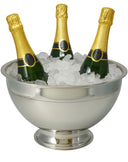 Cookinglife Champagne Eimer - Champagneschale - Gebürsteter Edelstahl ø 30 cm