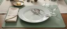 Cosy & Trendy Tischsets Lederlook Basil 43 x 30 cm - 6 Stück