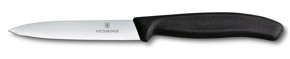 Victorinox Gemüsemesser-Set Swiss Classic Schwarz 3-teilig - Tomatenmesser, Officemesser & Schälmesser