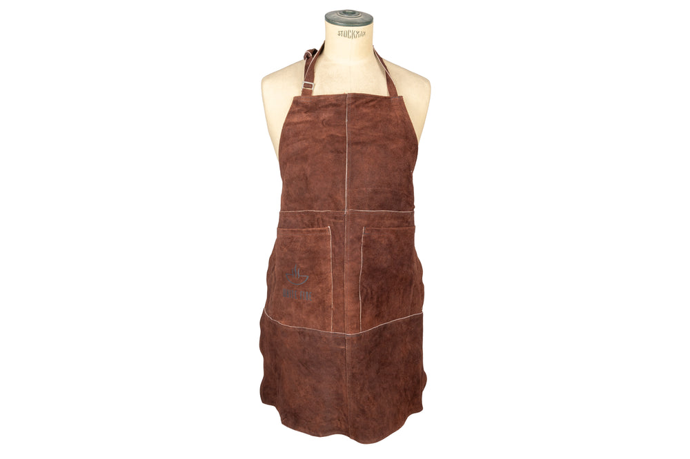 White Fire Grillschürze aus Leder - Braun - 77 x 66 cm
