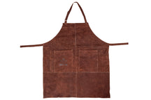 White Fire Grillschürze aus Leder - Braun - 77 x 66 cm