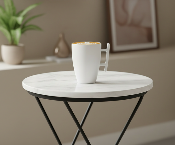 BonBistro Cappuccinotassen Yong Squito 300 ml - Weiß - 6 Stück