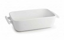BonBistro Auflaufform Yong Squito – 20 x 14 x 6 cm / 1,1 Liter – Weiß – 2 Stück